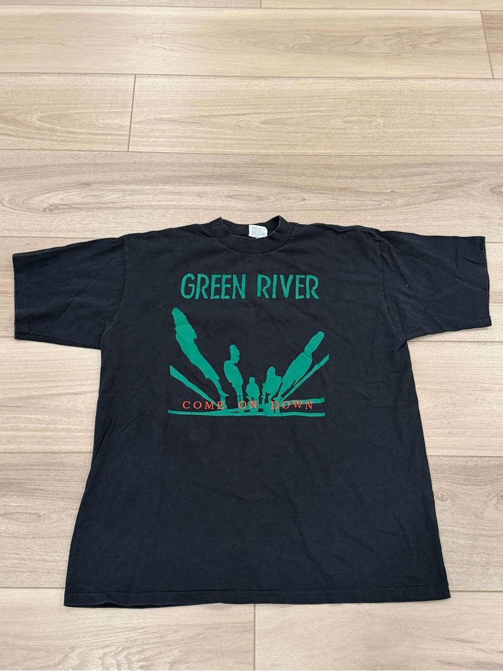 VTG 90s Green River Come On Down T-Shirt XL All Sport Pearl Jam Mudhoney Grunge